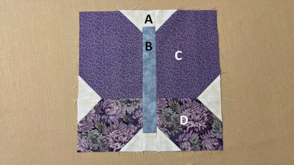 Butterfly quilt block