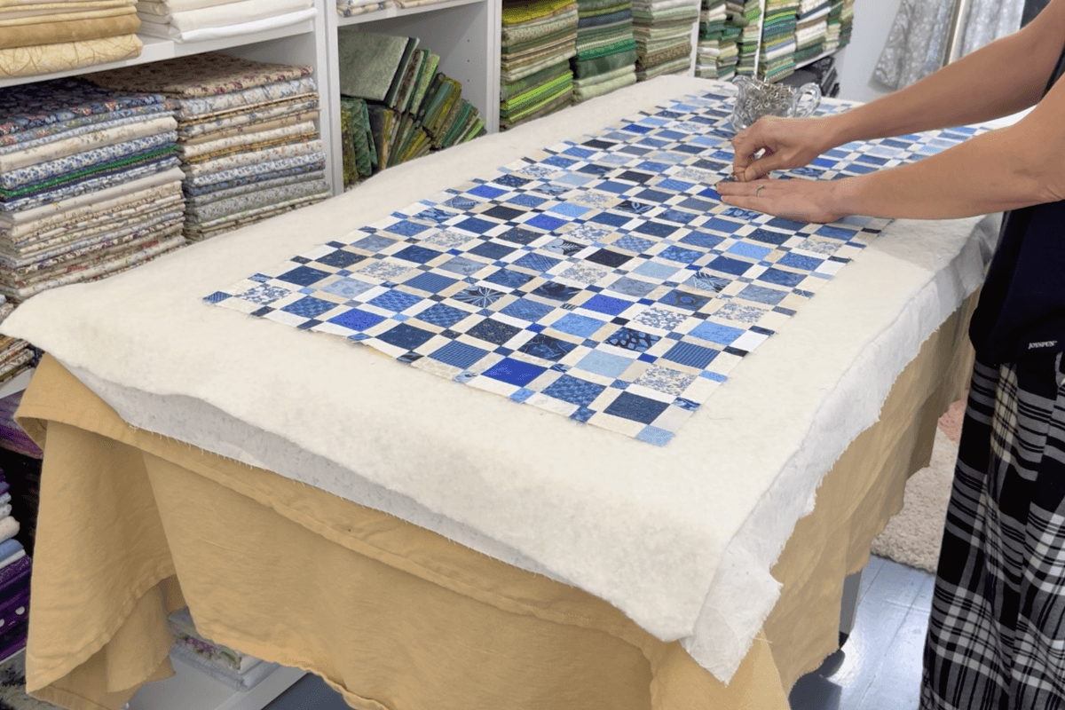 The Simple Joy of Making a Quilt Sandwich