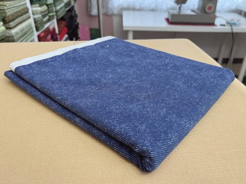 blue quilting fabric to use for binding