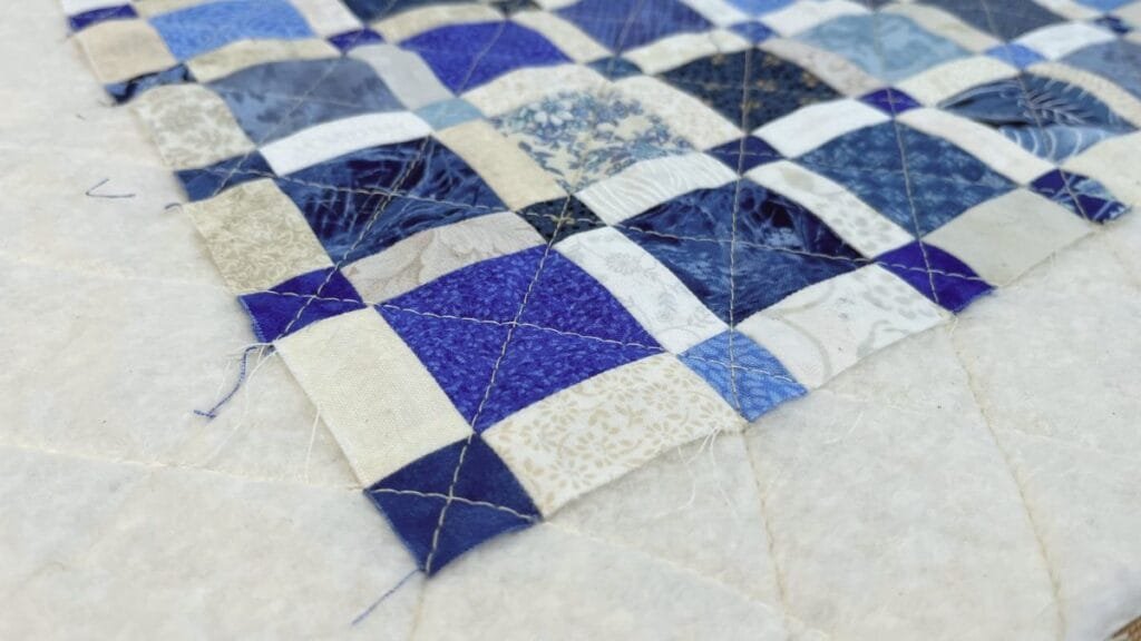 how to machine quilt your table runner