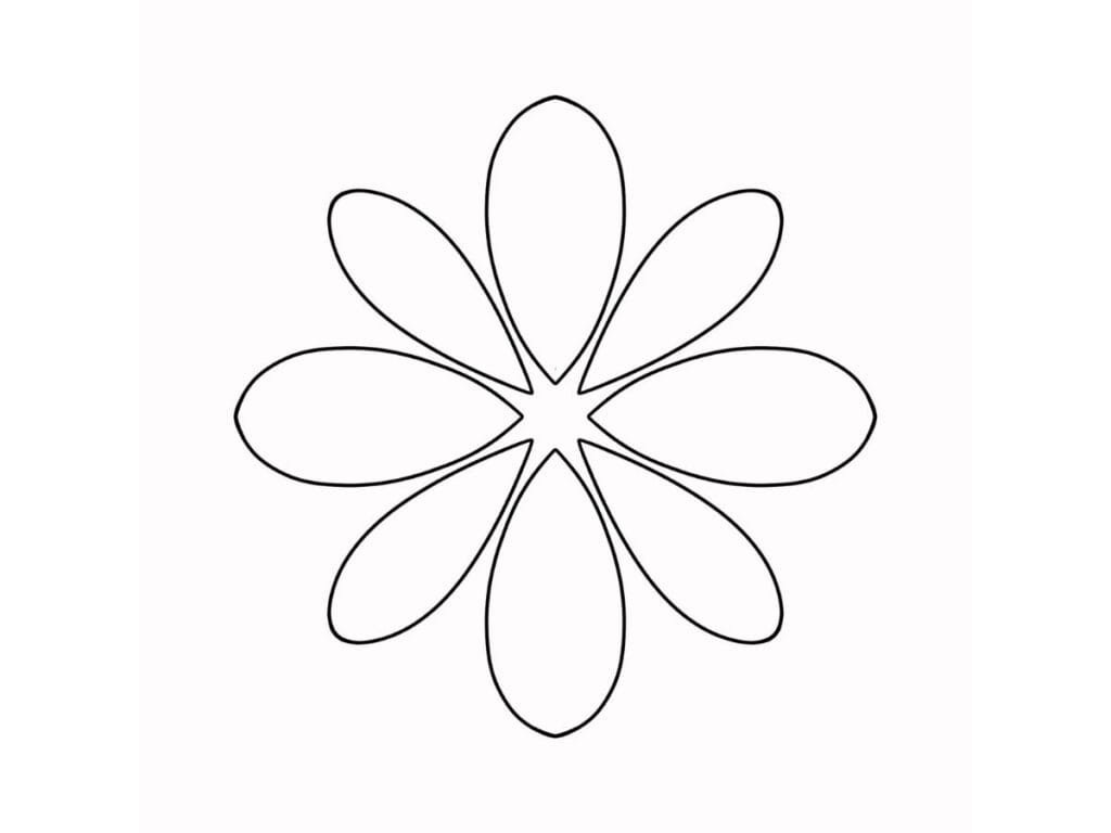 Free chain stitch flower pattern PDF.